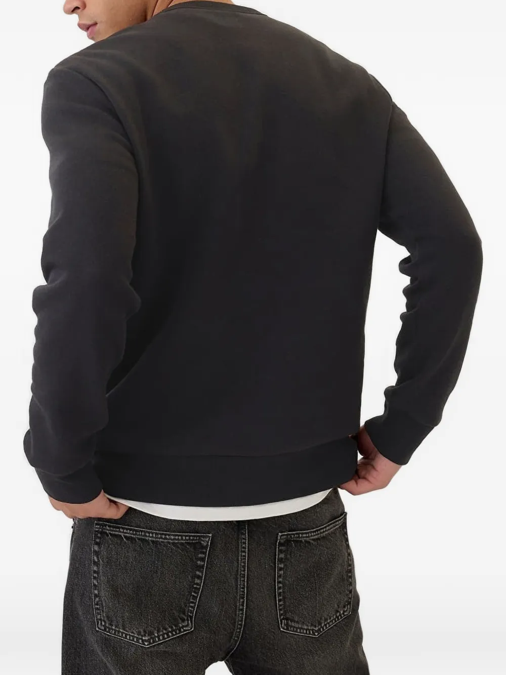 GAP Trui met logoprint Zwart