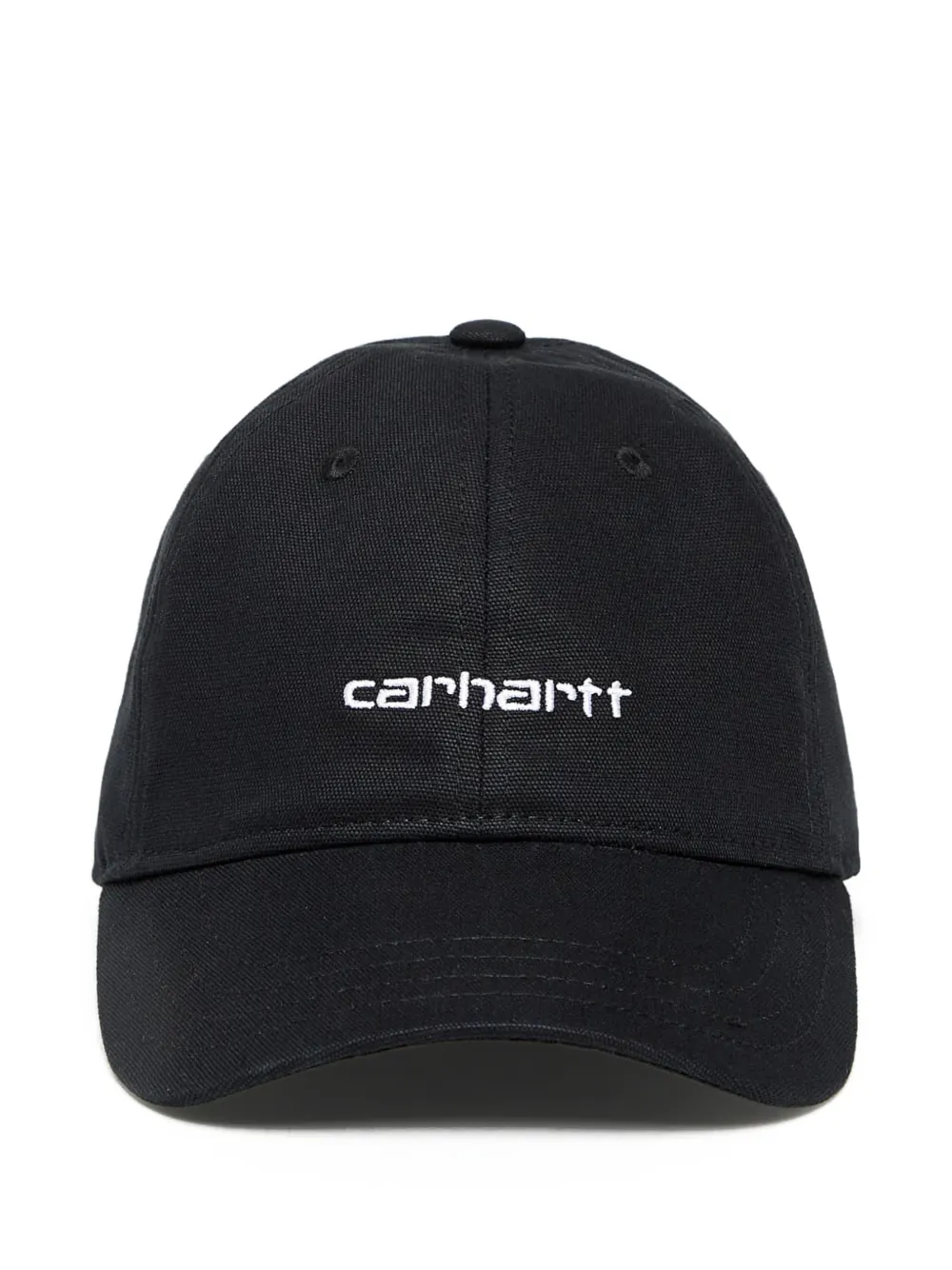 Carhartt WIP Scrip canvas baseball cap - Nero