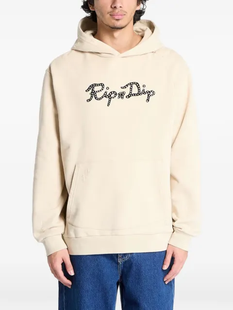 Ripndip distressed logo-print hoodie