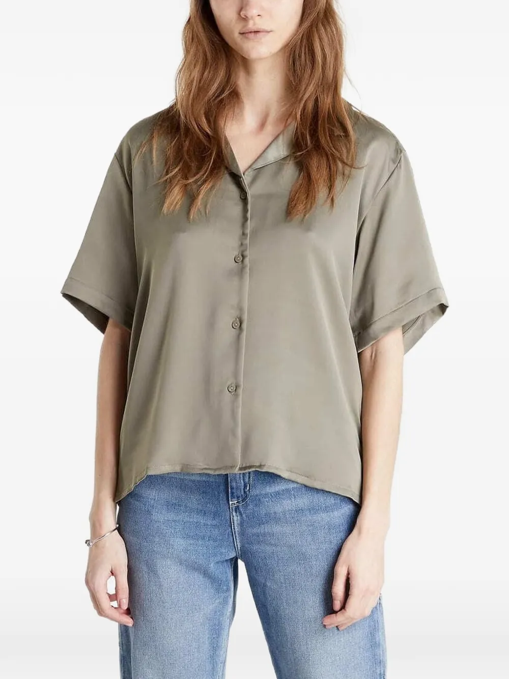 JJXX Camicia a maniche corte - Verde