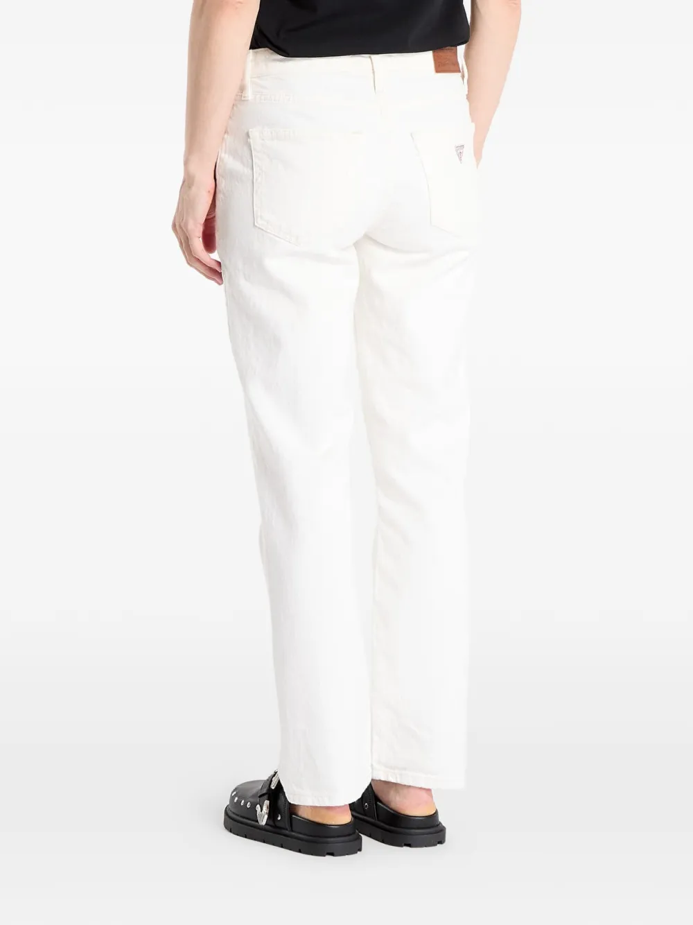  Guess Usa Vaqueros G08 Con Parche Del Logo - Blanco 