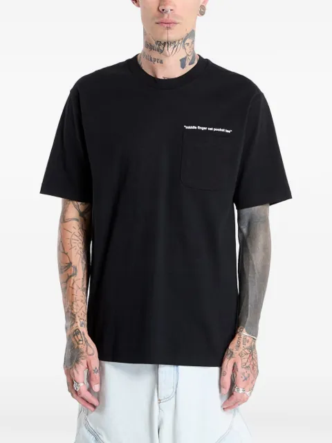 Ripndip slogan-print pocket T-shirt