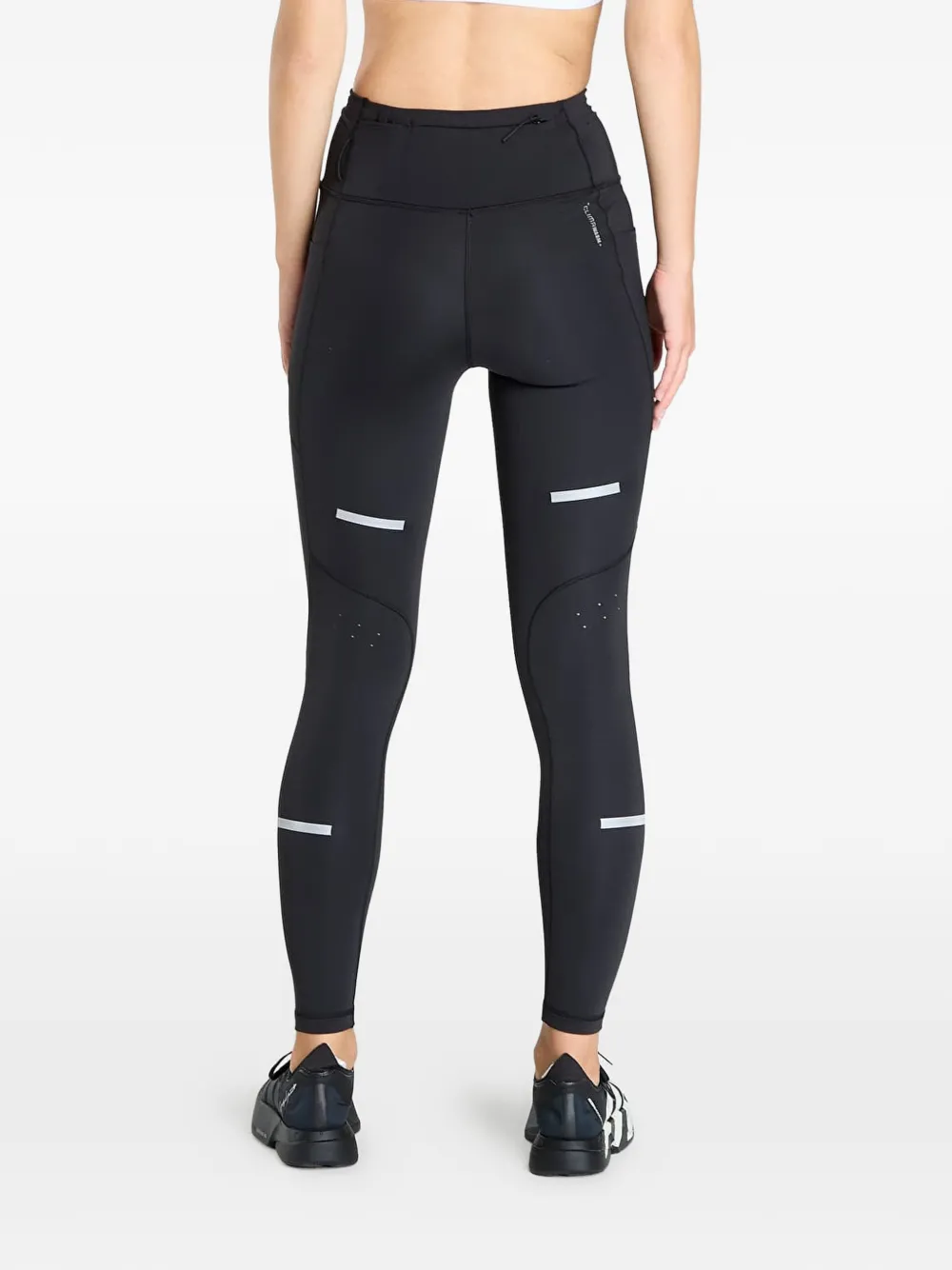 adidas Broek met reflecterend detail en logoprint Zwart