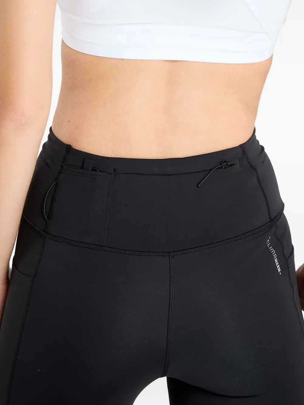 adidas Broek met reflecterend detail en logoprint Zwart