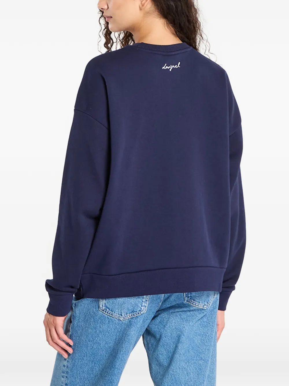 Desigual Mickey Mouse Intarsia-knit Sweater In Multi