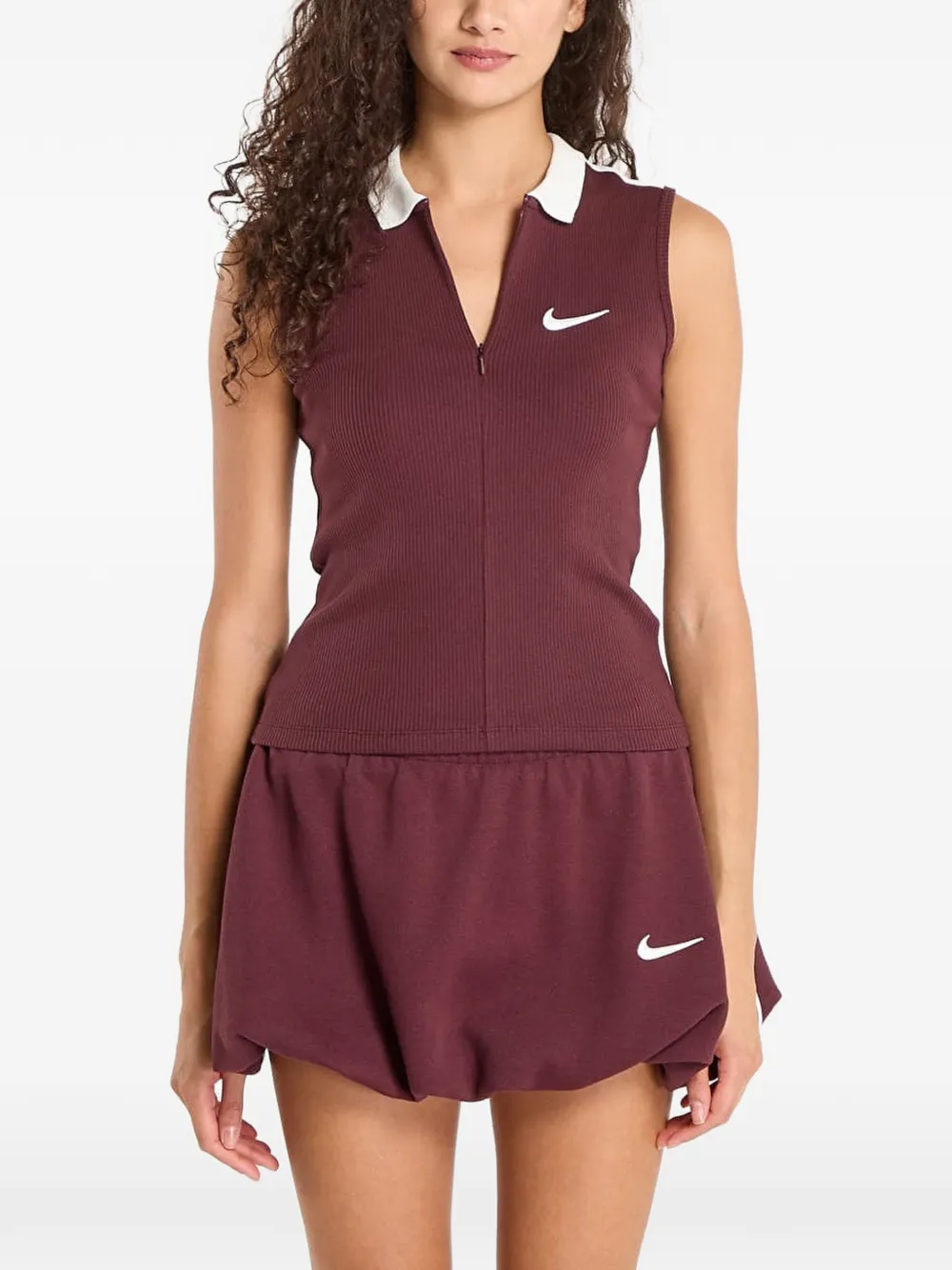 Nike ribbed sleeveless top - Braun
