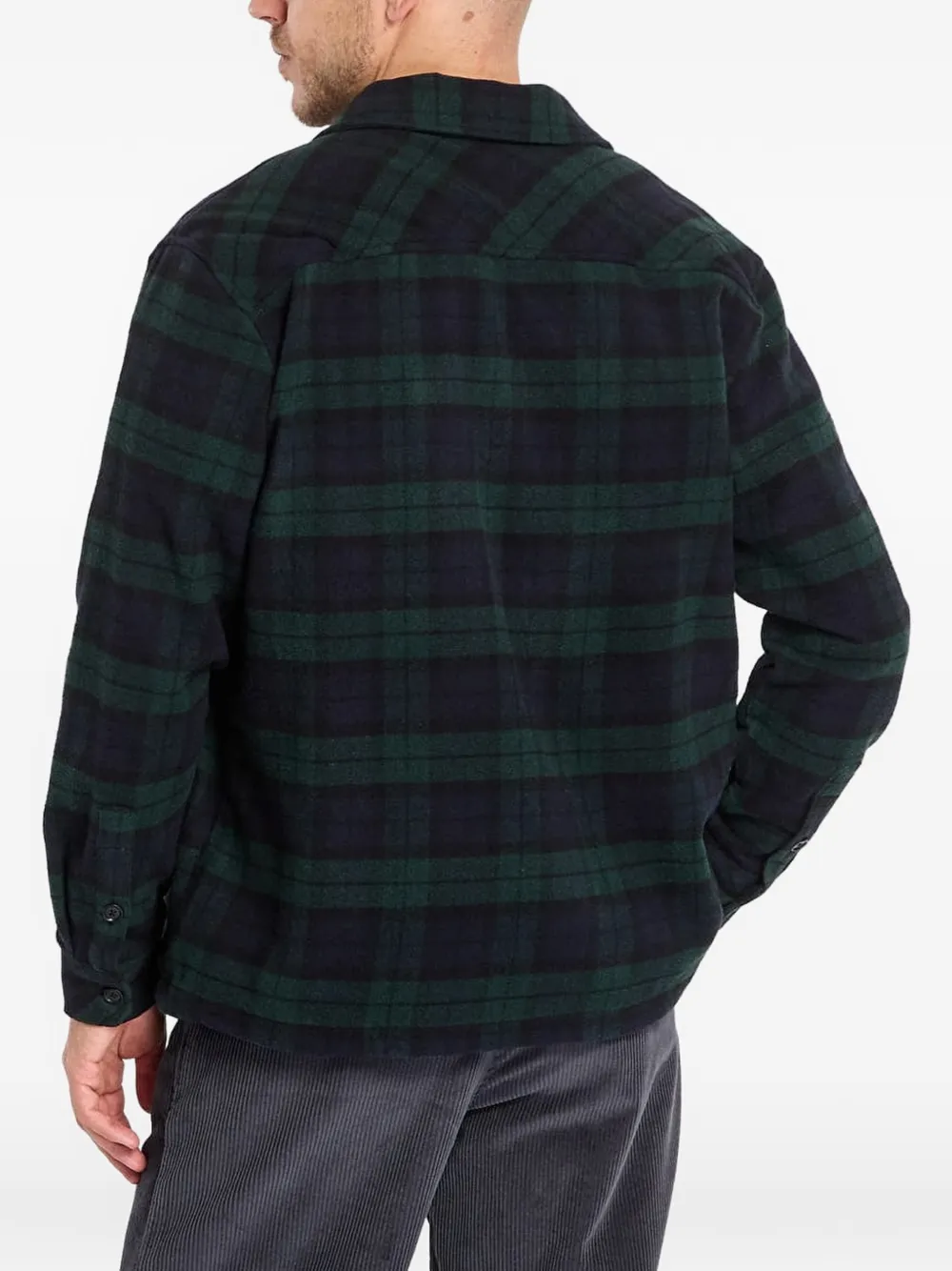  Samsoe Samsoe Giacca-camicia A Quadri - Verde 