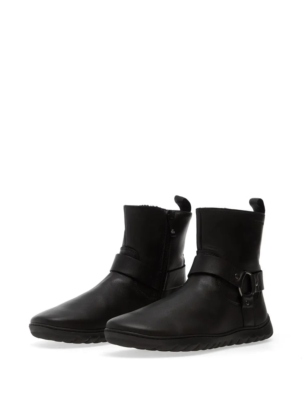  Groundies Botines Con Tira De Arnés - Negro 
