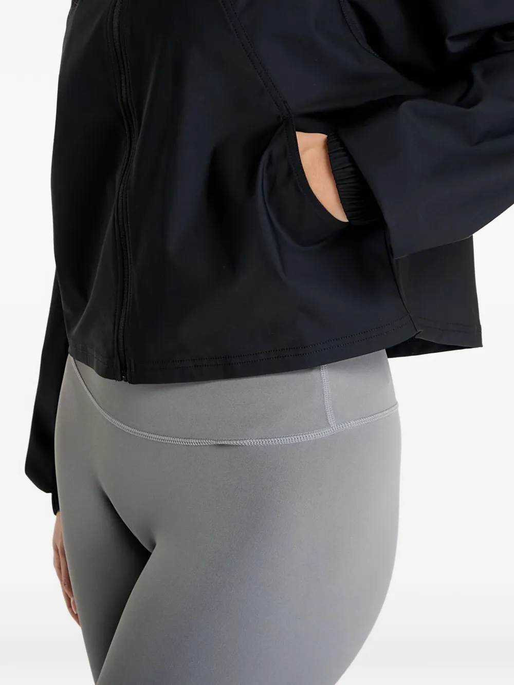 Urban Classics Jack met raglan mouwen en rits Zwart
