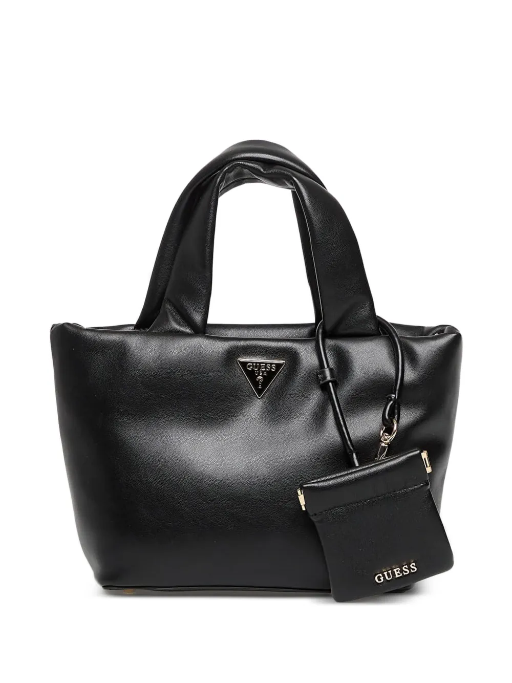 Guess Usa Sunetra Logo-plaque Padded Tote Bag