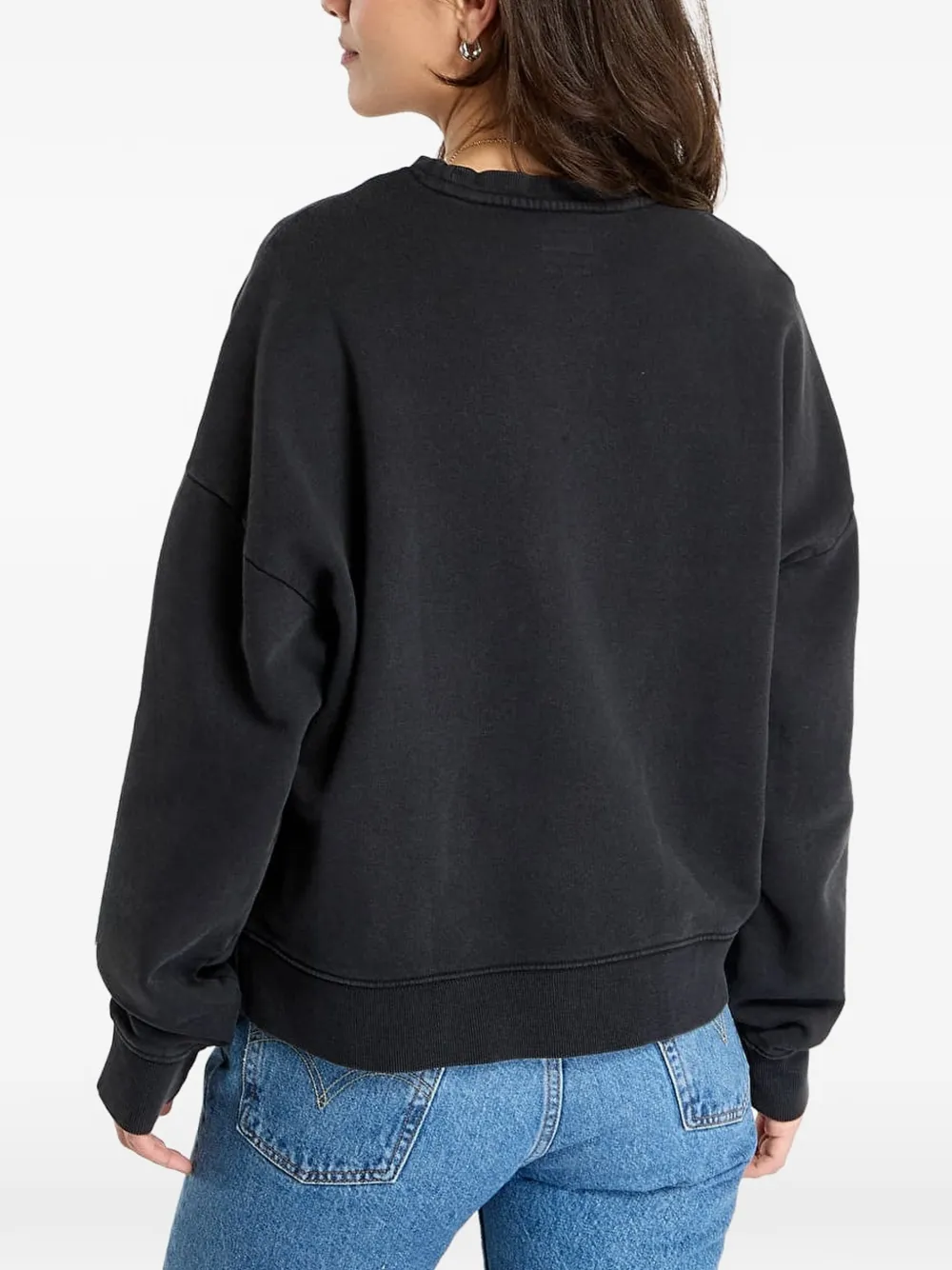 GUESS USA Sweater met logoprint Zwart