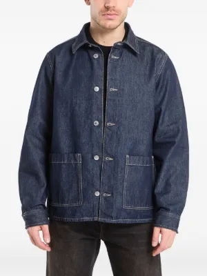 Studio Nicholson faded-effect Denim Jacket | Blue | FARFETCH