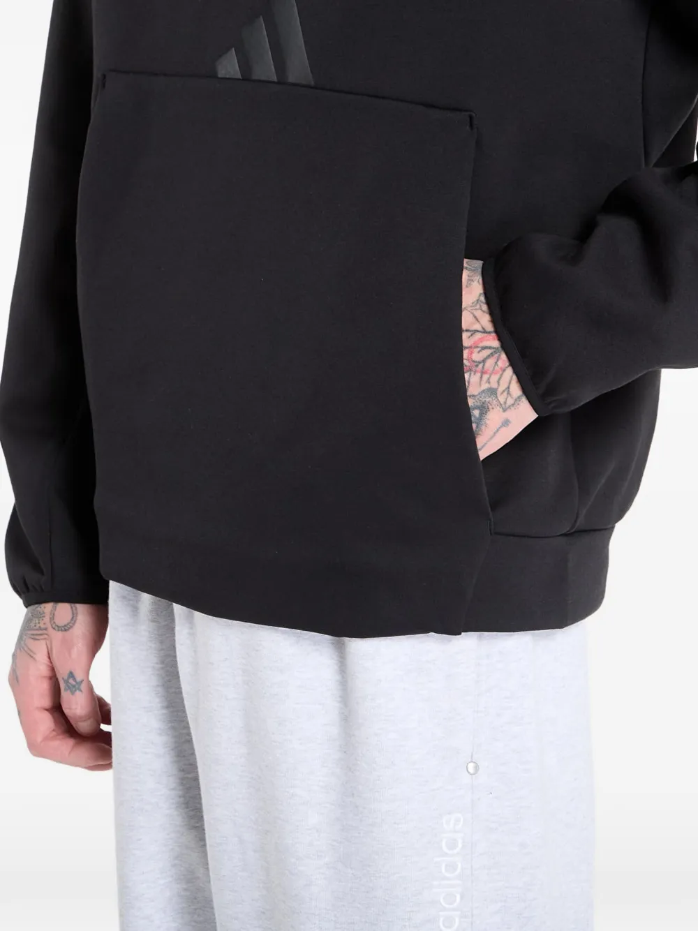 adidas Z.N.E. hoodie met logoprint Zwart