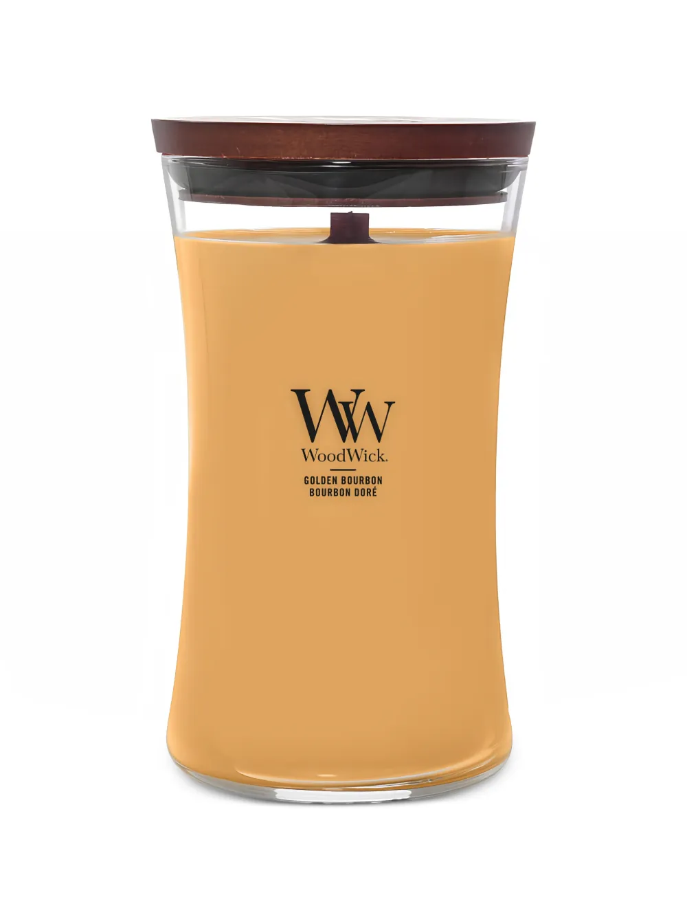 WoodWick Golden Bourbon Kerze (21,5 oz) - Nude