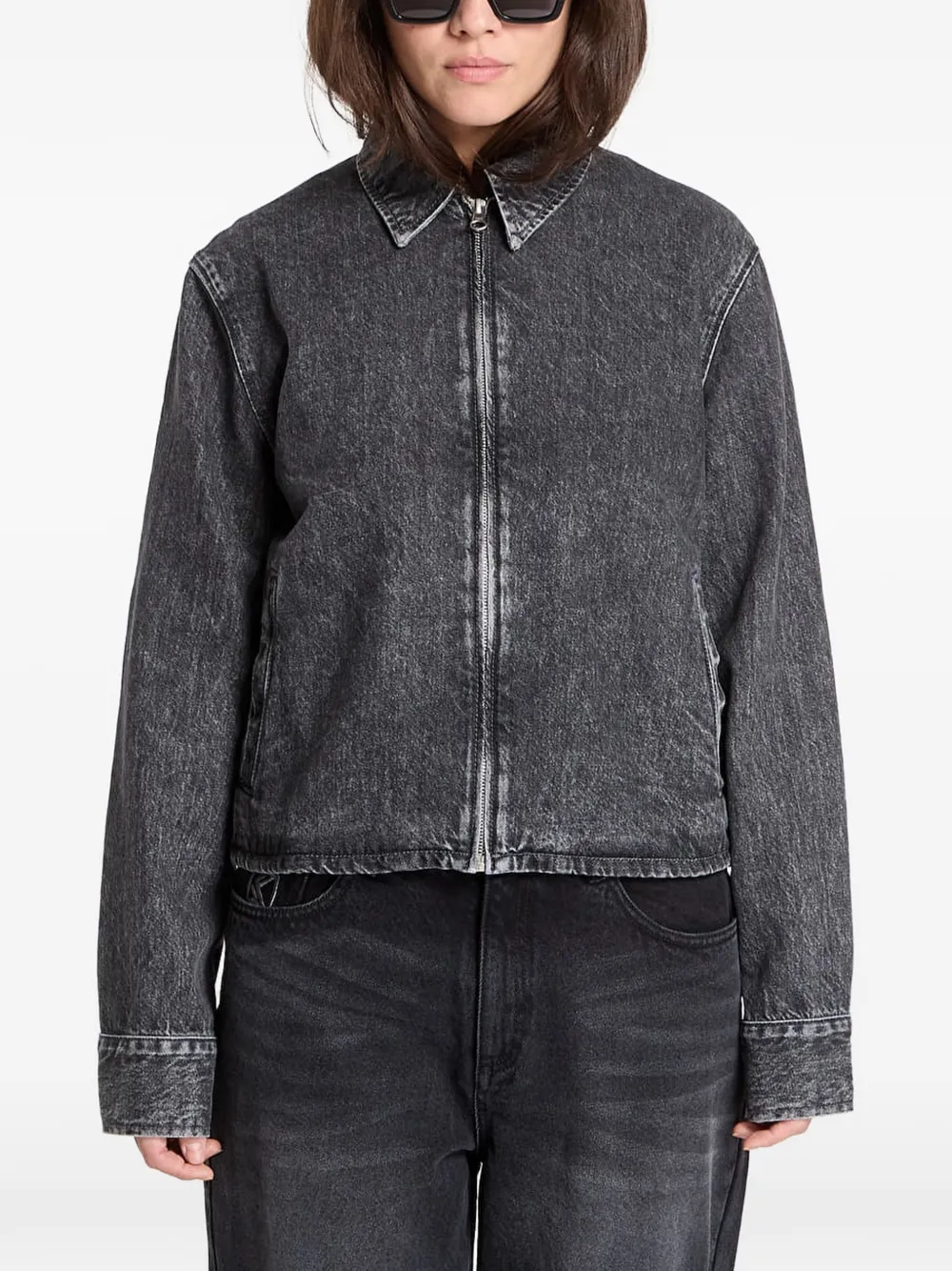 SAMSOE SAMSOE Sanarina Jeansjacke - Schwarz
