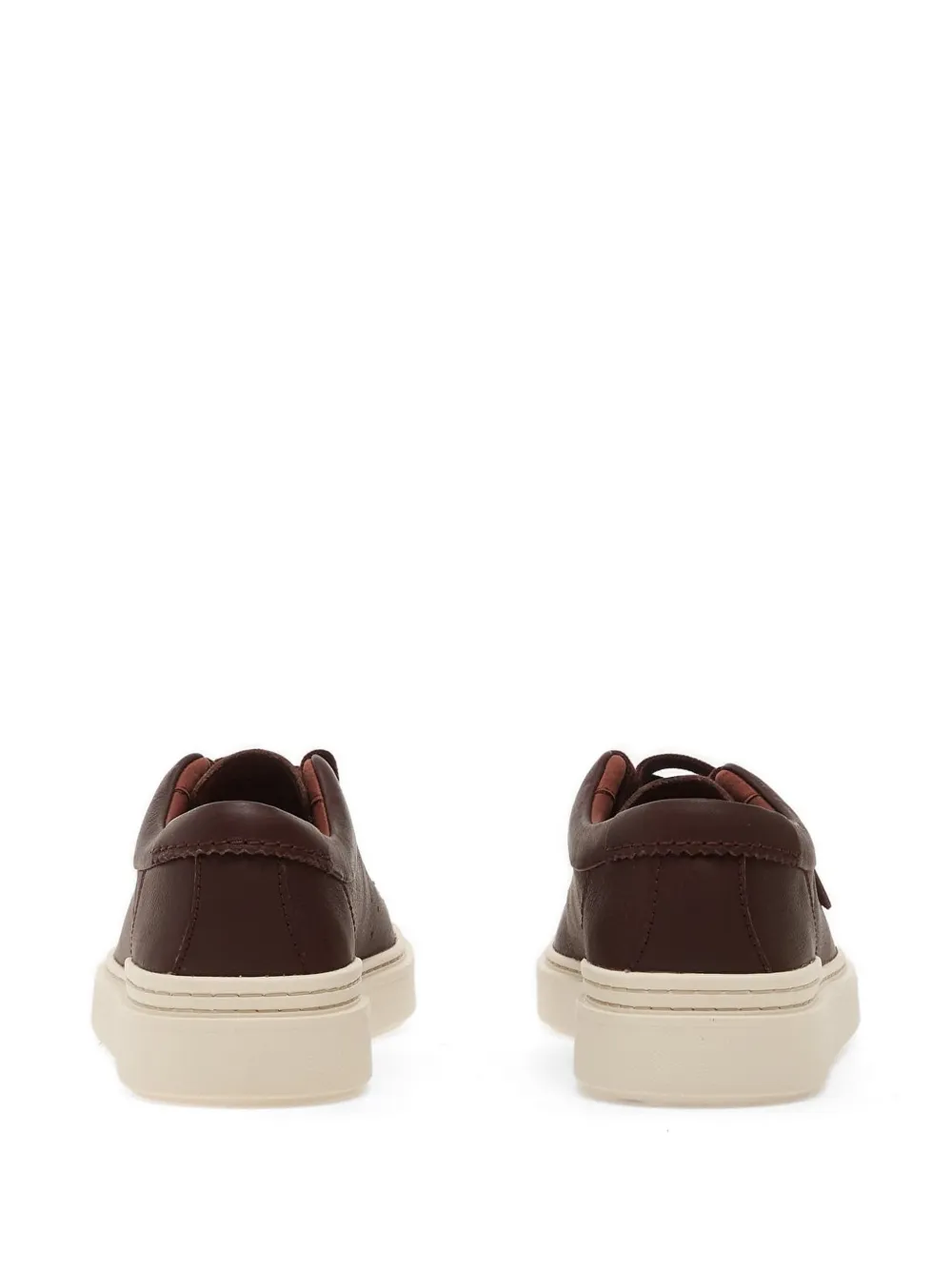 Clarks Craft Swift leren sneakers Bruin