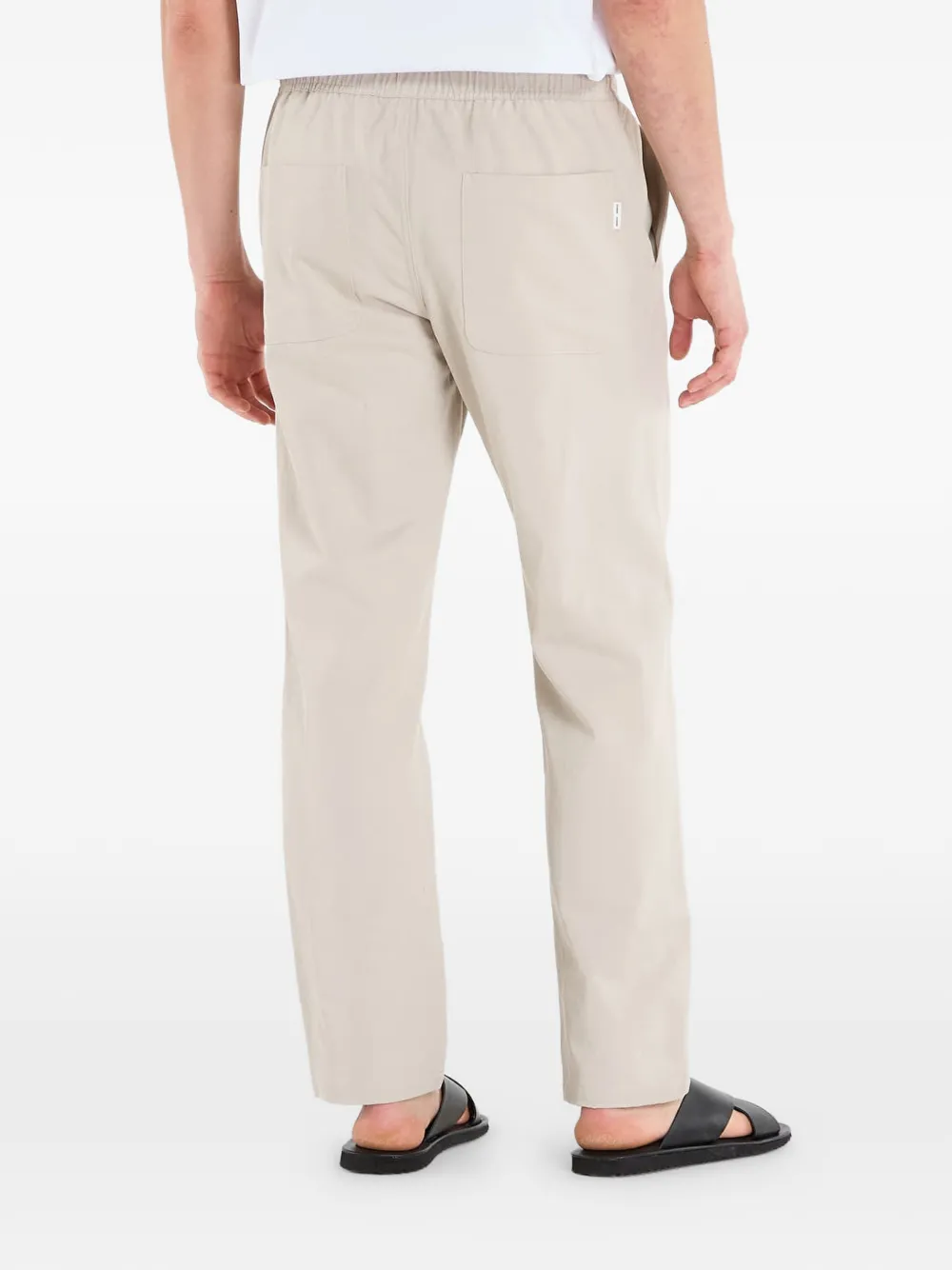 Samsoe & Samsoe Elasticated-waistband Trousers In Neutral