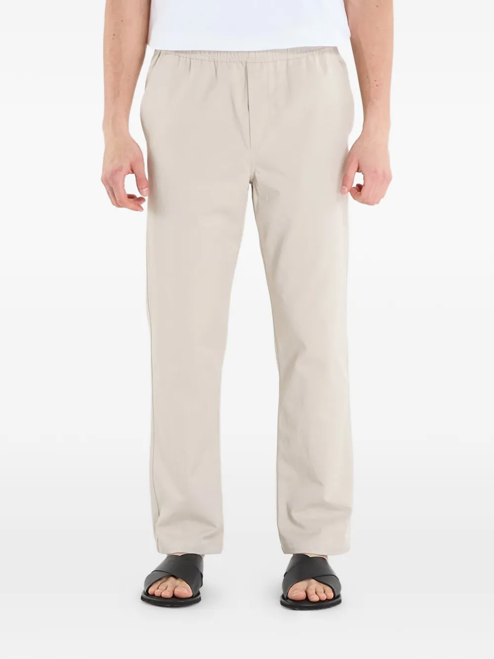 Samsoe & Samsoe Elasticated-waistband Trousers In Neutral