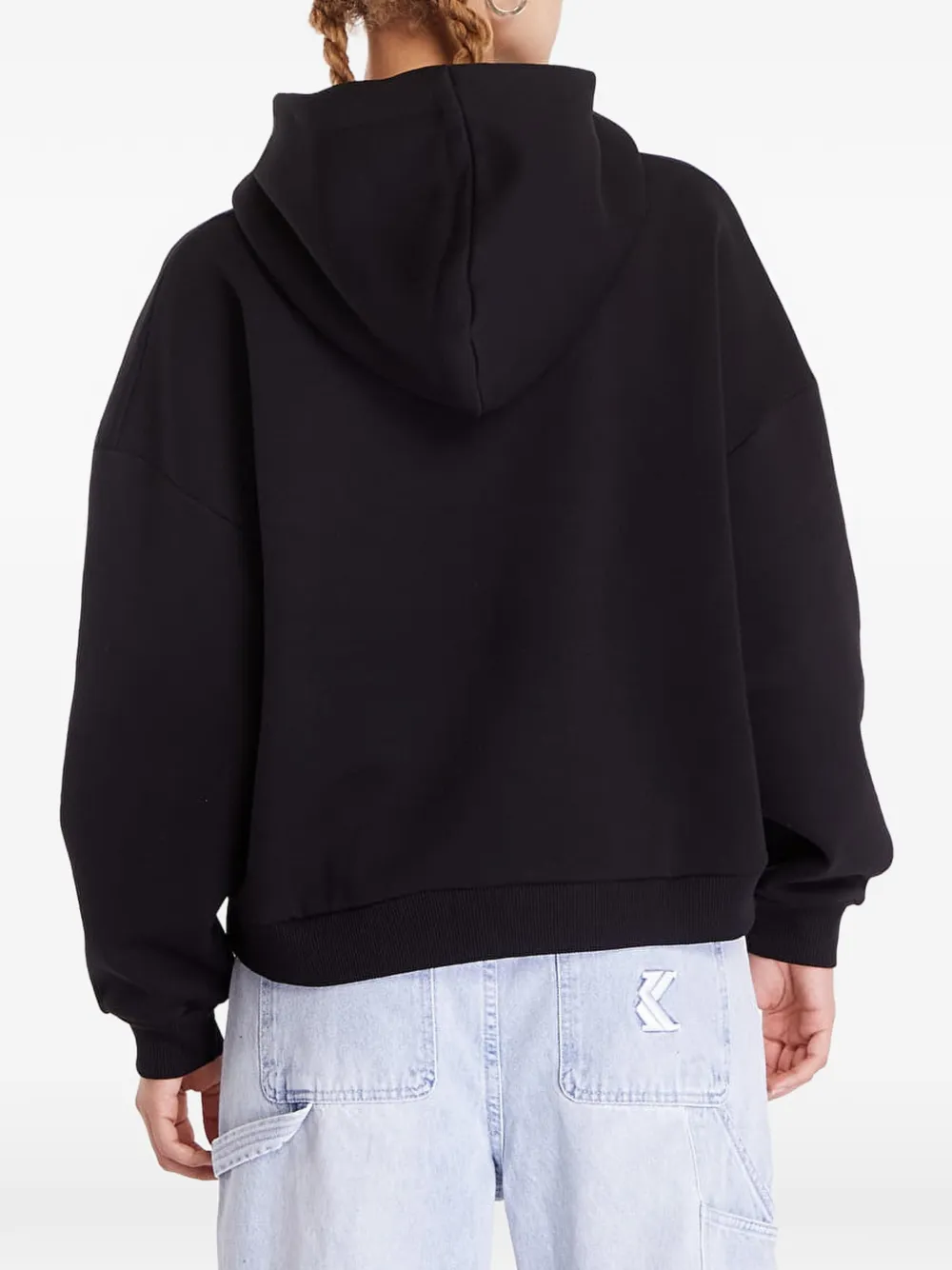 karl kani Hoodie met logodetail Zwart