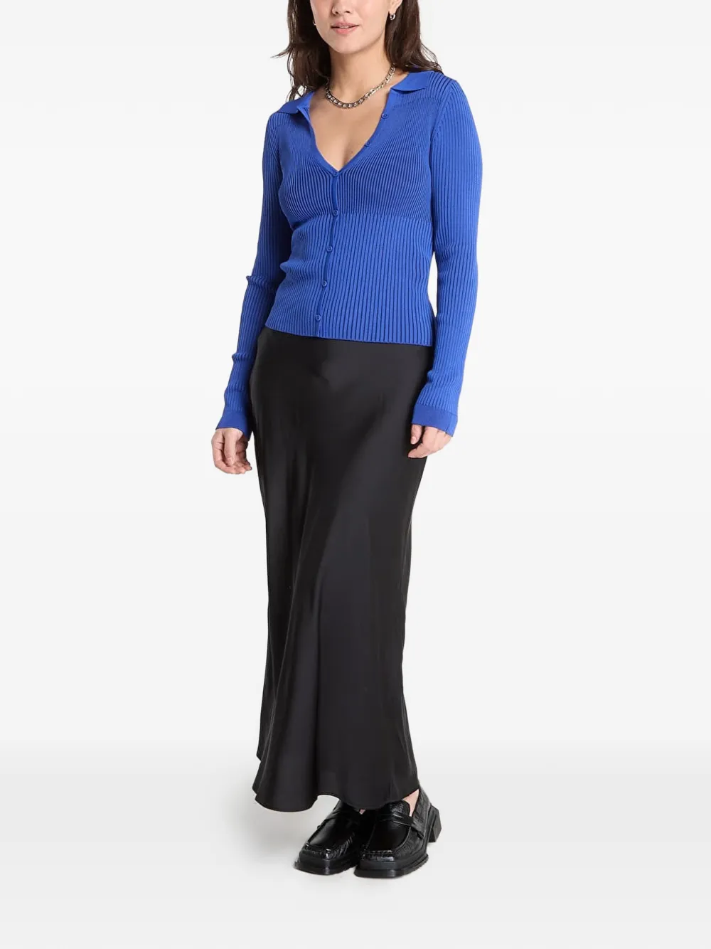  Desigual Cárdigan Con Botones - Azul 