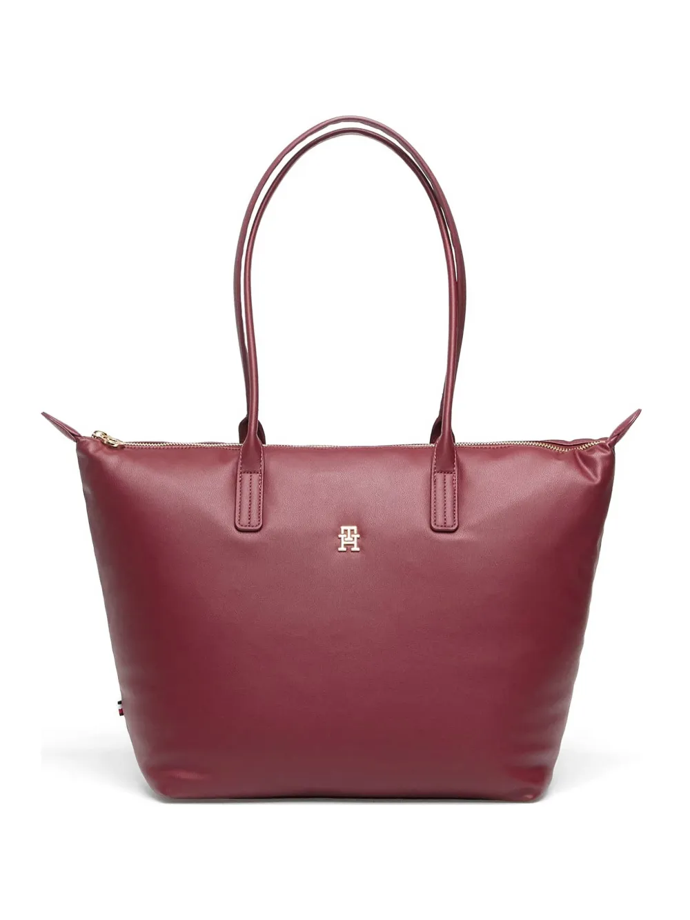 Tommy Hilfiger logo-plaque tote bag - Rosso