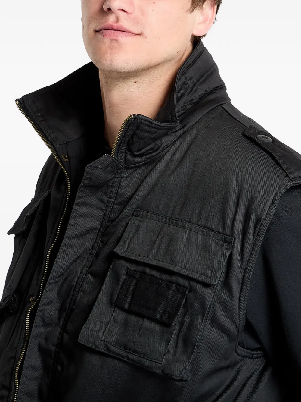 Urban Classics Ranger gilet met meerdere zakken Zwart
