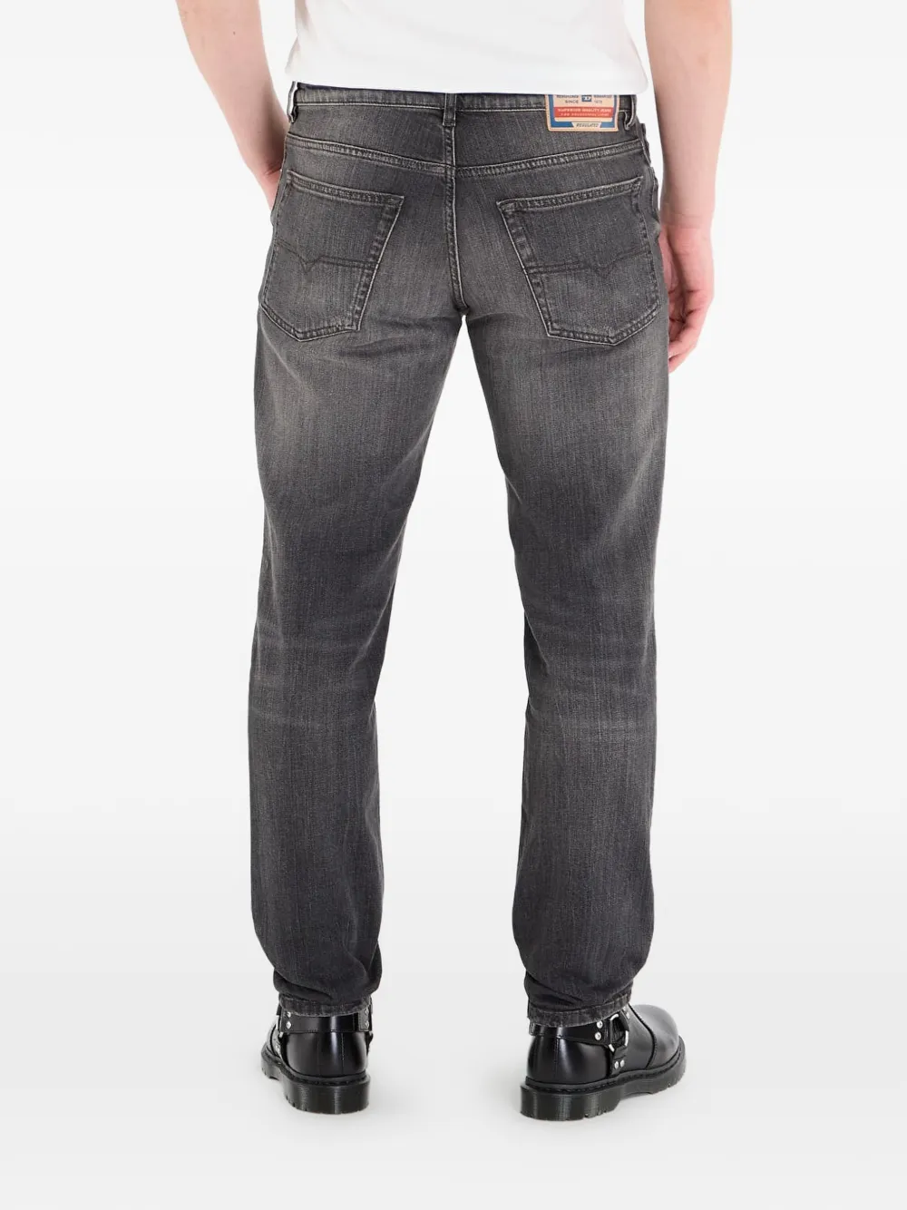 Diesel 2023 D-Finitive jeans met vervaagd effect Grijs