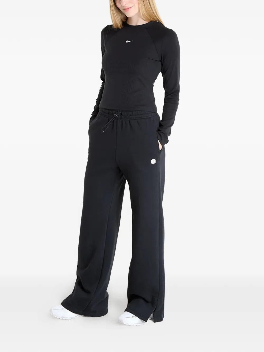 Nike Shox trainingsbroek met logoprint Zwart