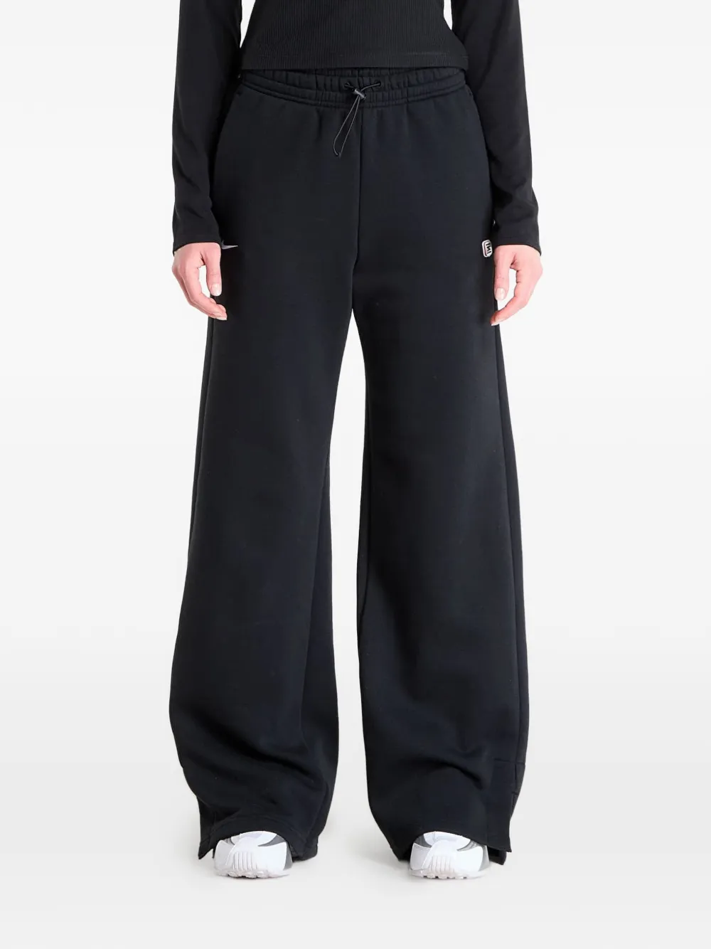 Nike Shox Logo-print Track Pants In Black