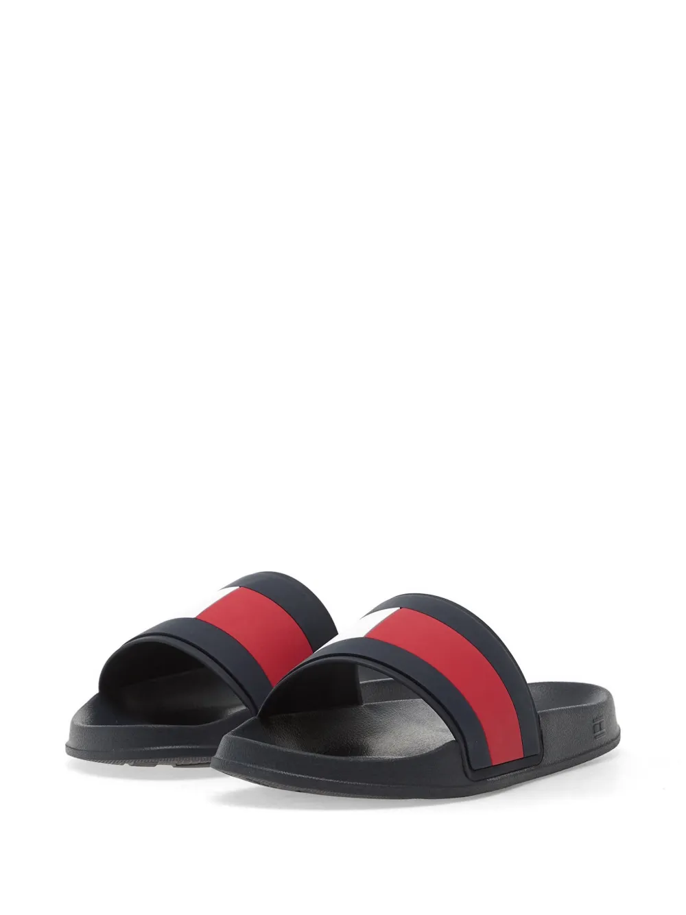 Tommy Hilfiger Sneakers met logo-reliëf Blauw