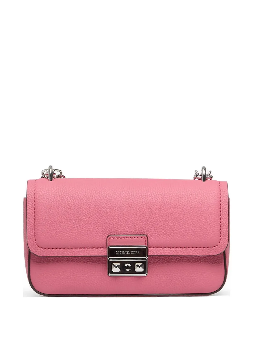 Michael Kors pebbled-leather shoulder bag - Rosa