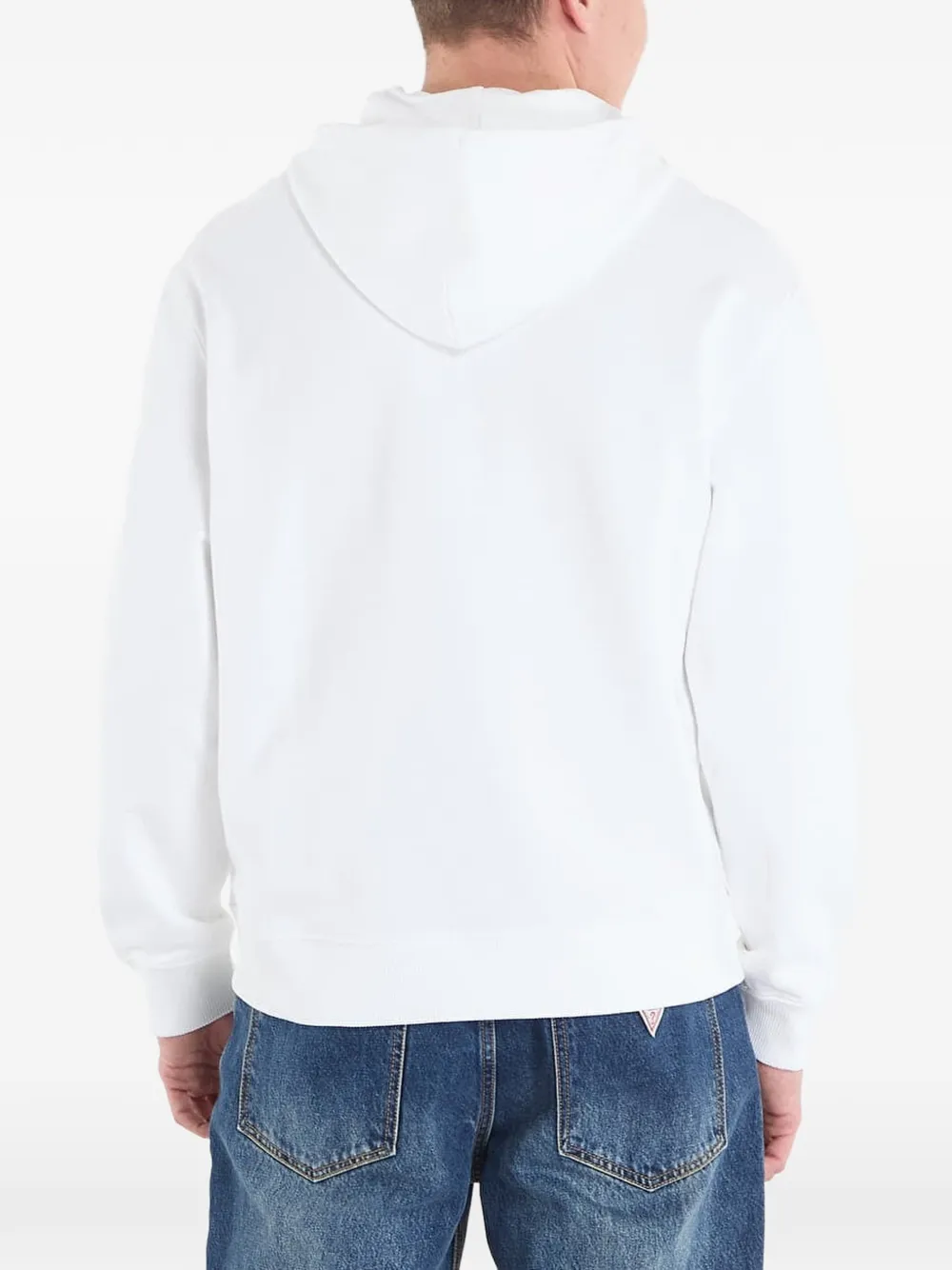 Calvin Klein Terry hoodie met monologo Wit