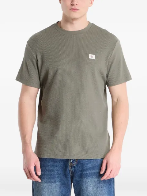 Calvin Klein playera de tejido gofrado