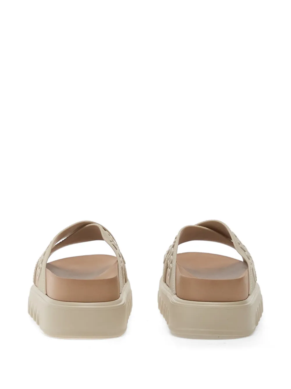 Melissa Cross M Lover logo sandals Beige