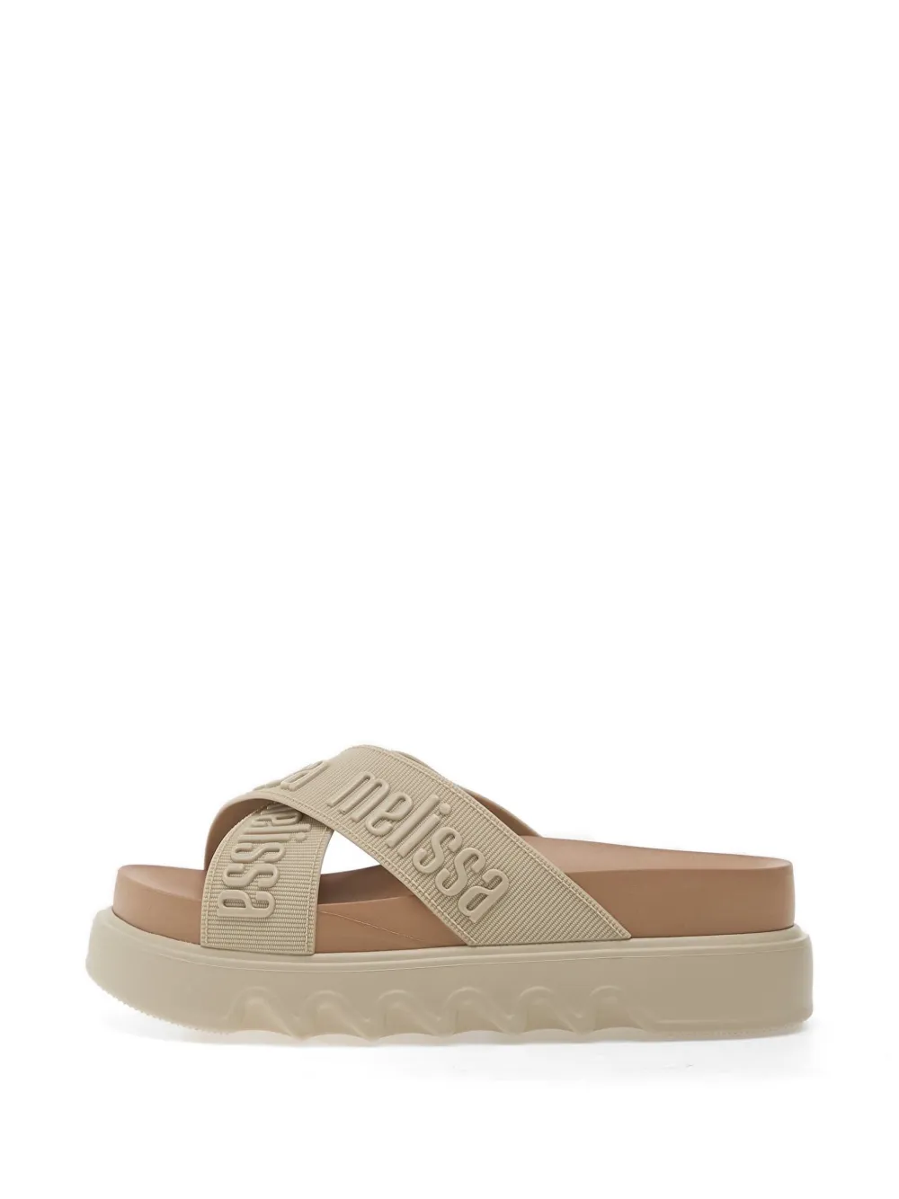 Melissa Cross M Lover logo sandals Beige