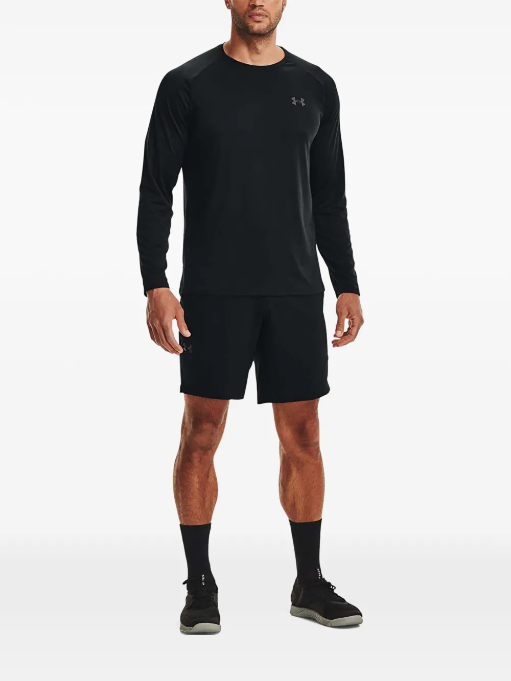 Under Armour Trainingstop met raglan mouwen Zwart