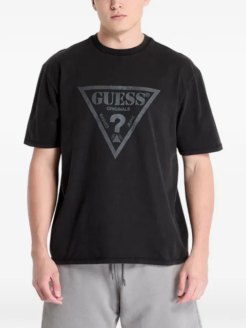 GUESS USA logo印花T恤