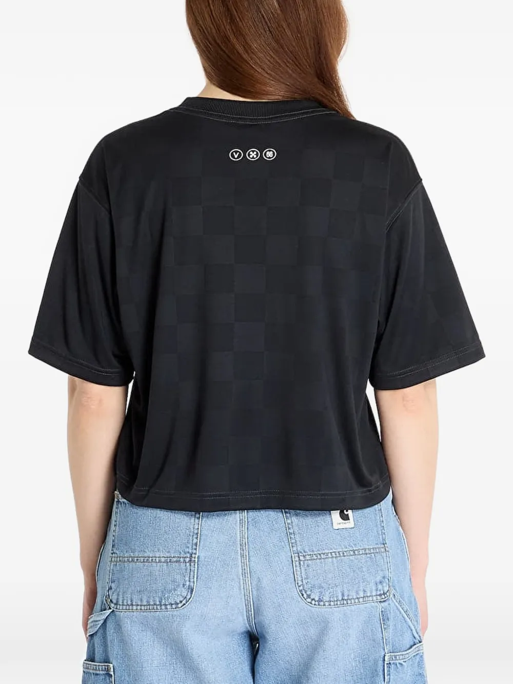 Vans T-shirt met logoprint Zwart