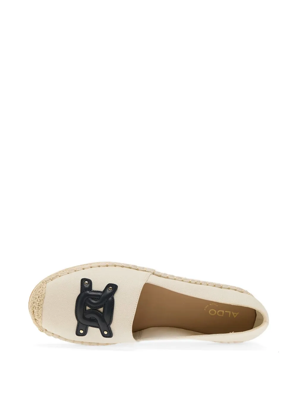 Aldo Santaclara espadrille sneakers met logoplakkaat Beige