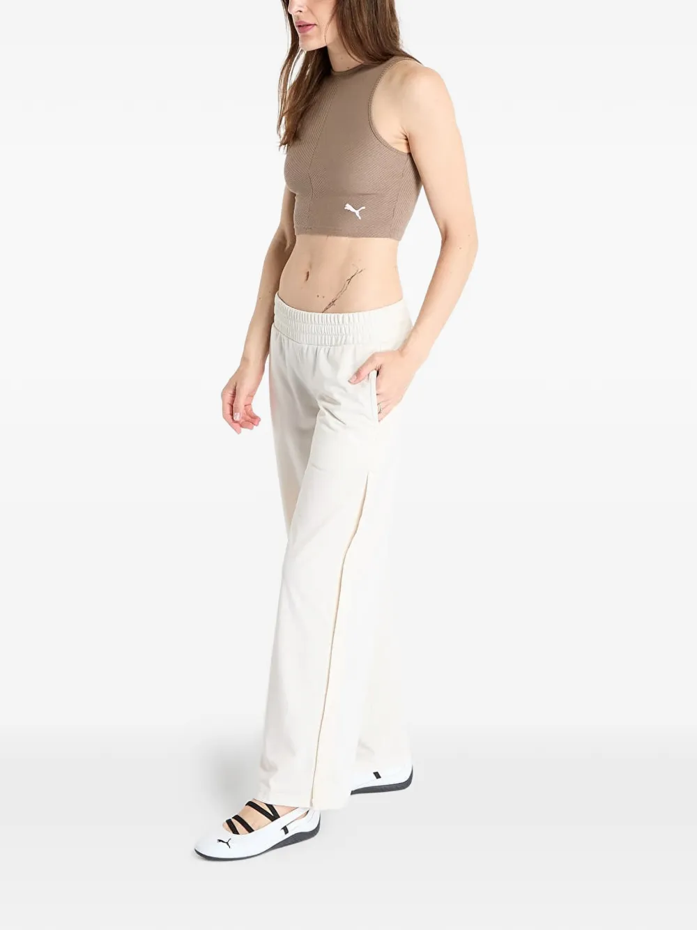PUMA Wardrobe Essentials trainingsbroek Wit
