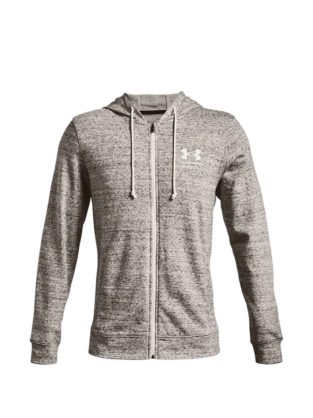 Under Armour Rival Terry Lc Fz Kapuzenjacke mit Melierung - Grau