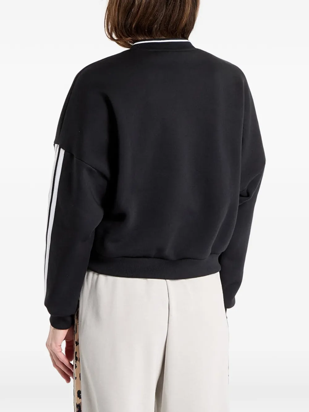 adidas Sweater met logoprint Zwart