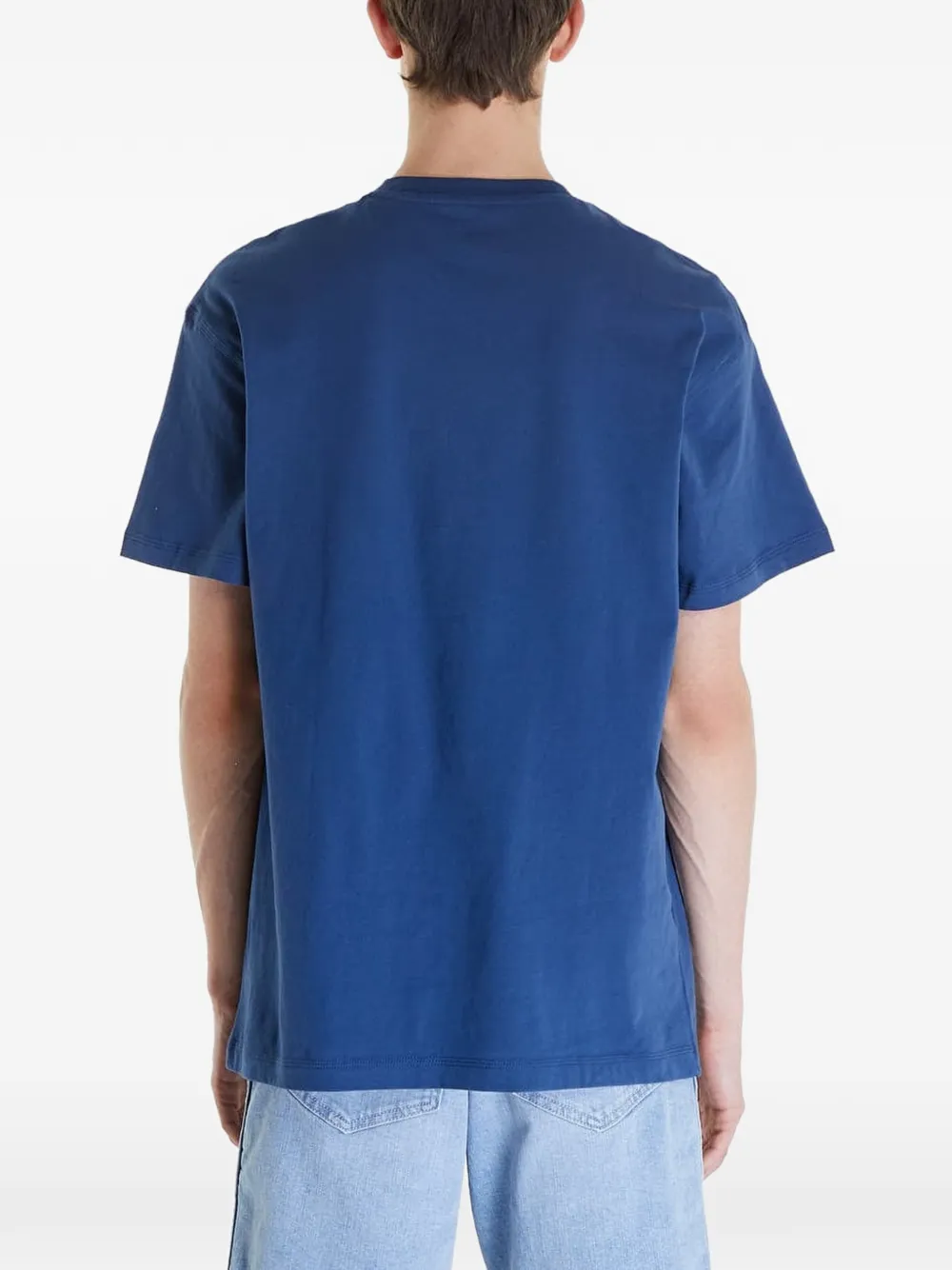 LEE T-shirt met logopatch Blauw