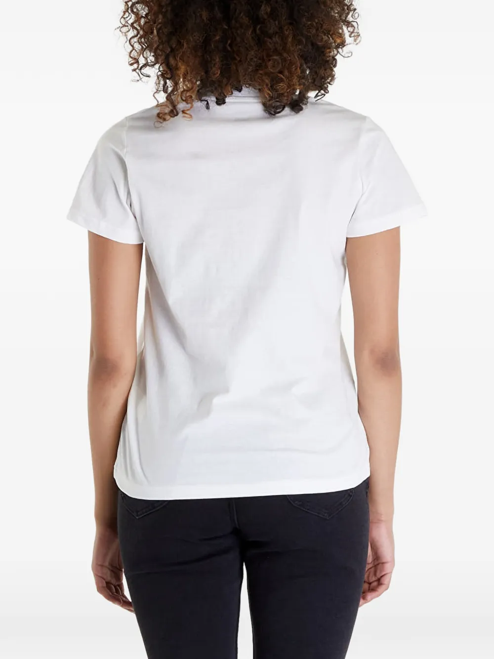 LEE Katoenen T-shirt met logoprint Wit