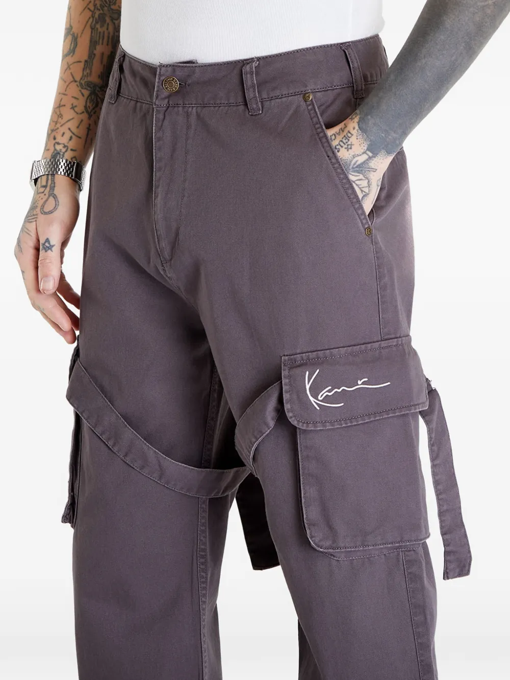 karl kani Cargo broek Grijs