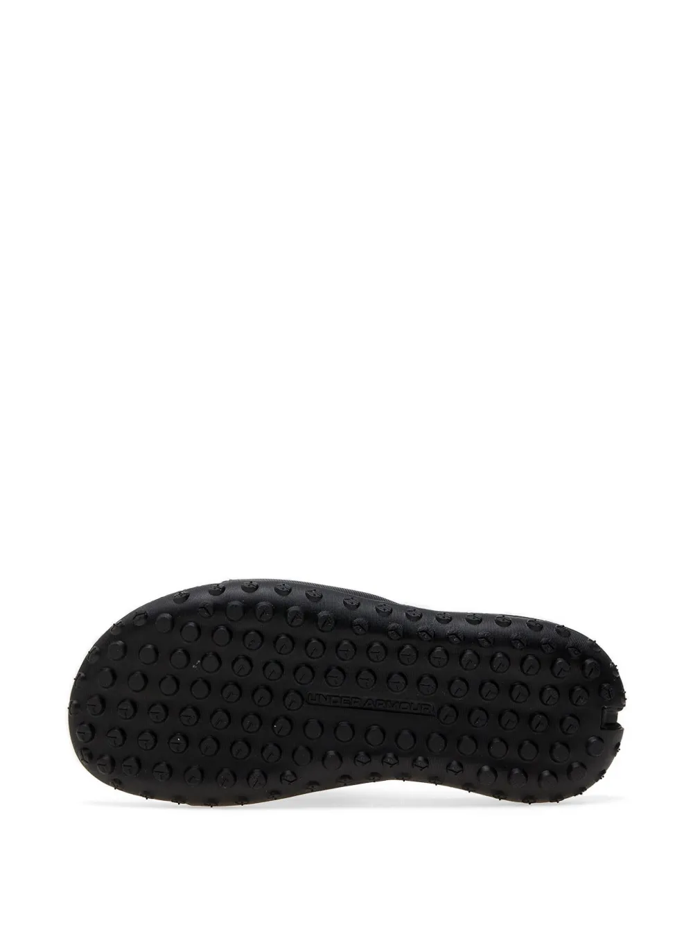 Under Armour Project Rock slippers met logoprint Zwart