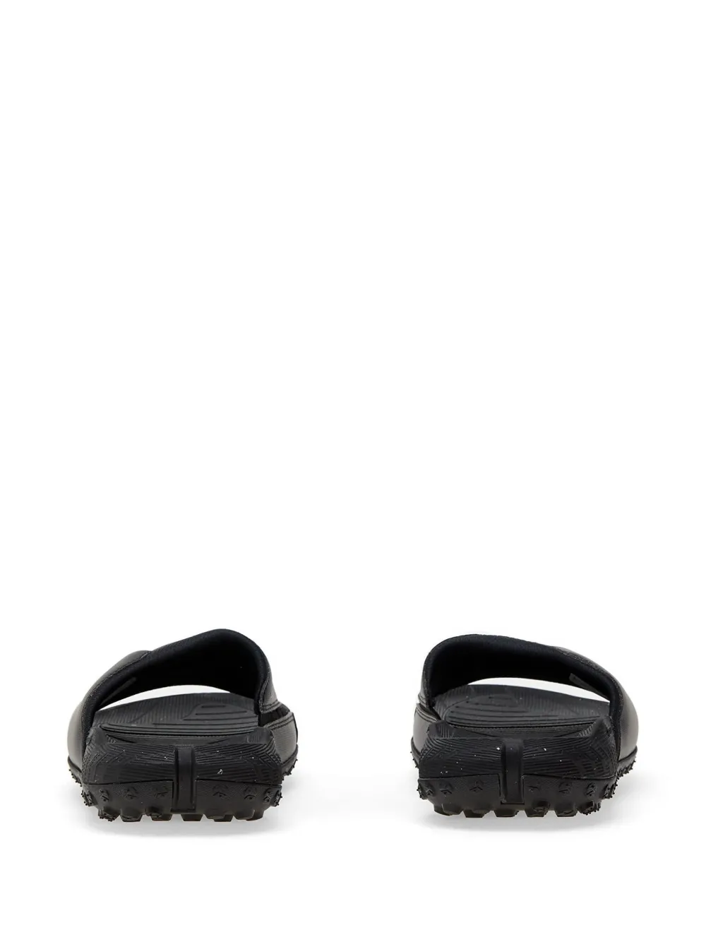 Under Armour Project Rock slippers met logoprint Zwart