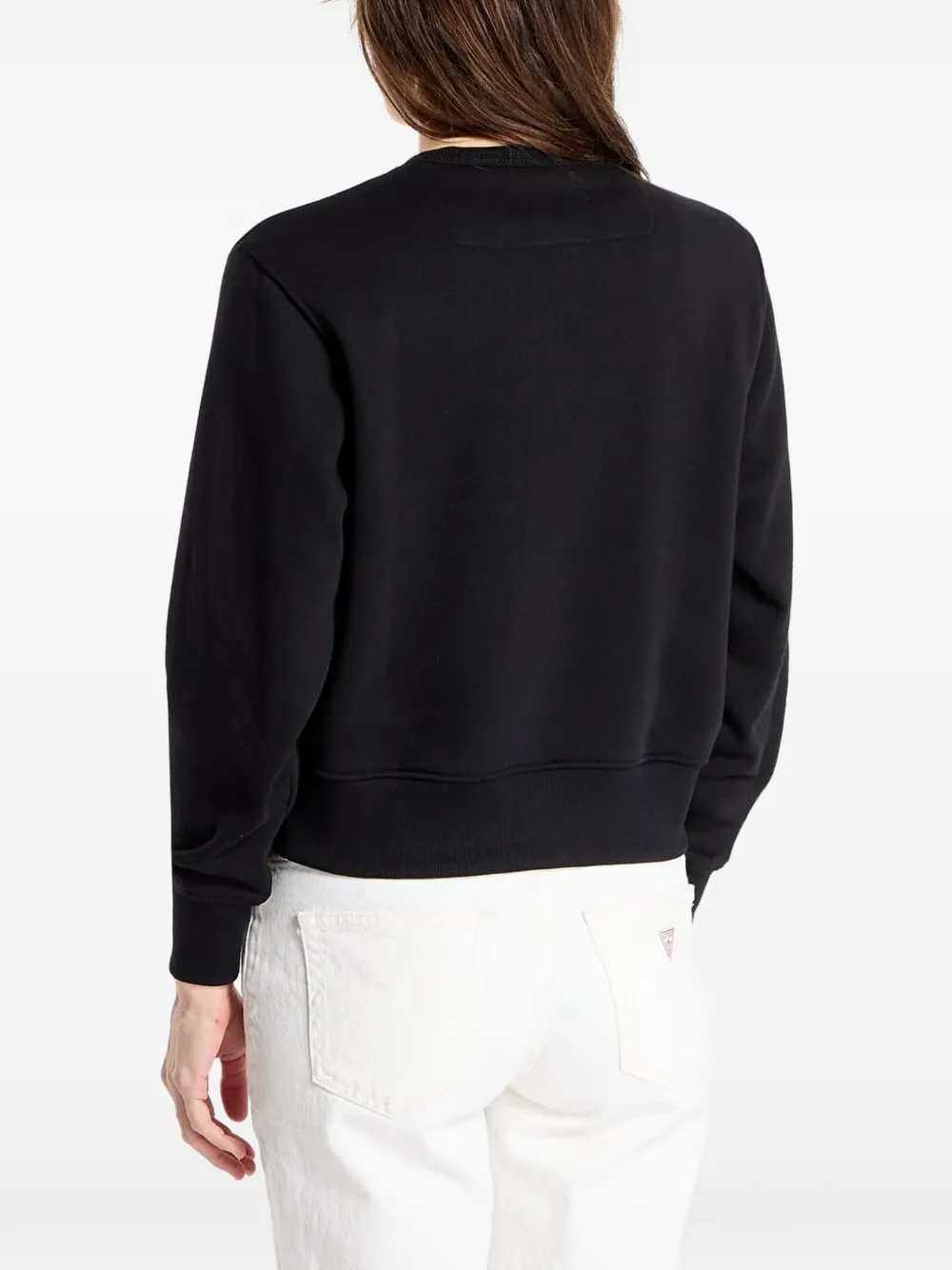 GUESS USA Trui met logoprint Zwart
