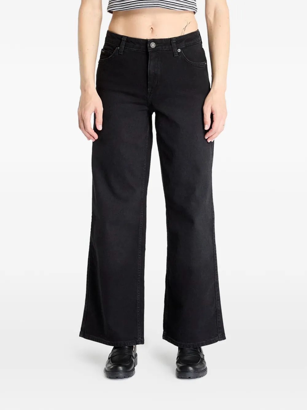 GUESS USA Jeans a gamba ampia G11 - Nero