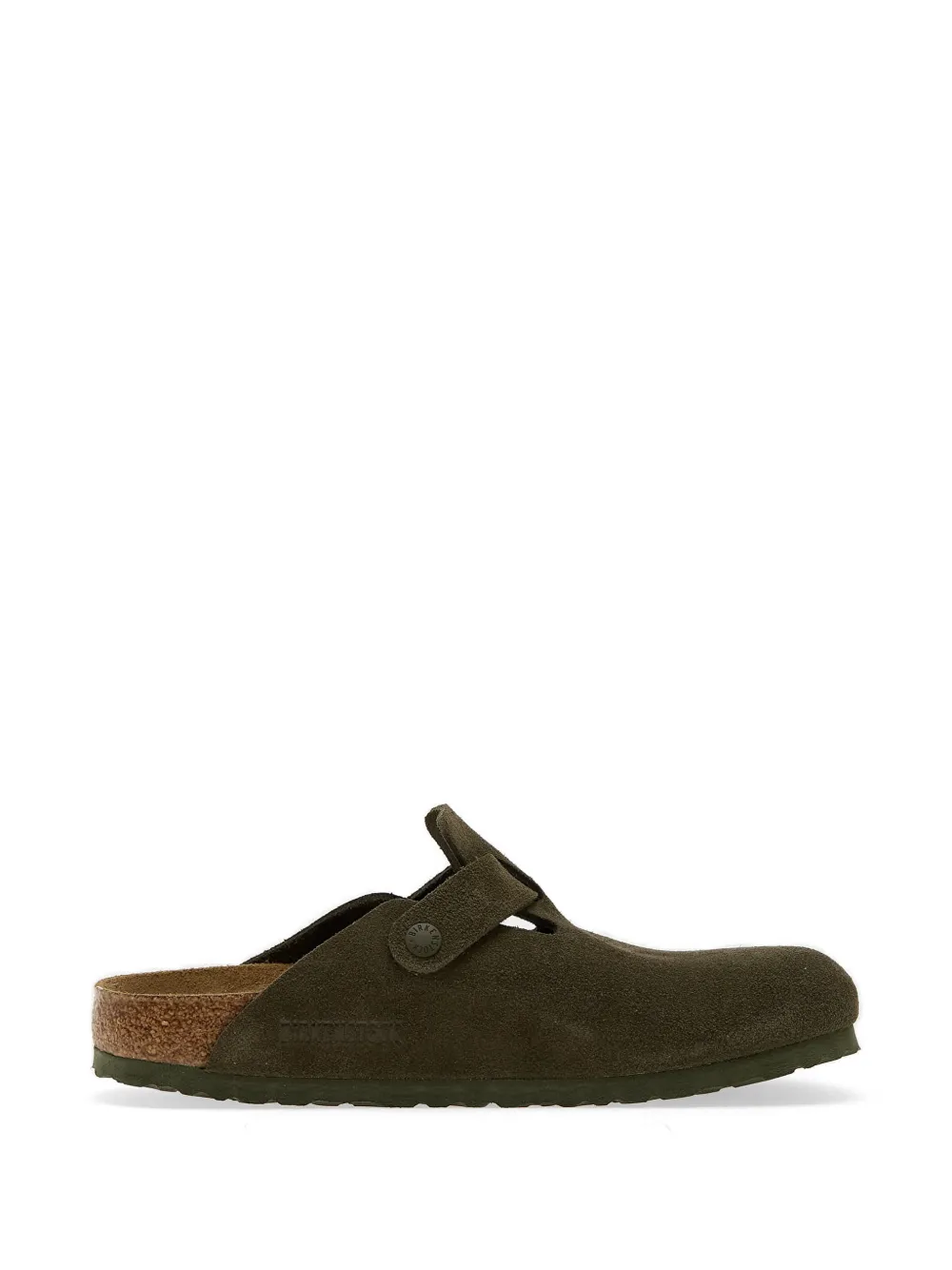 Birkenstock Boston suede mules - Grün